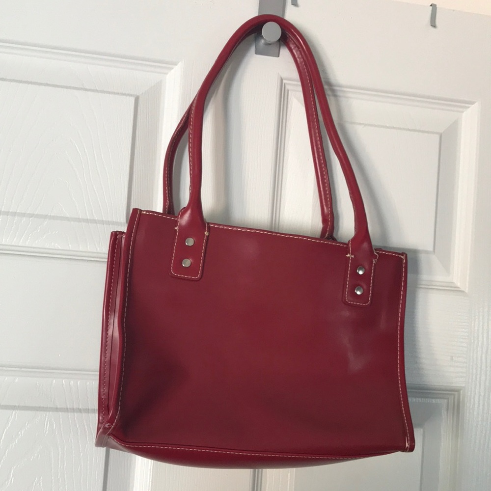 Red Leather Handbag